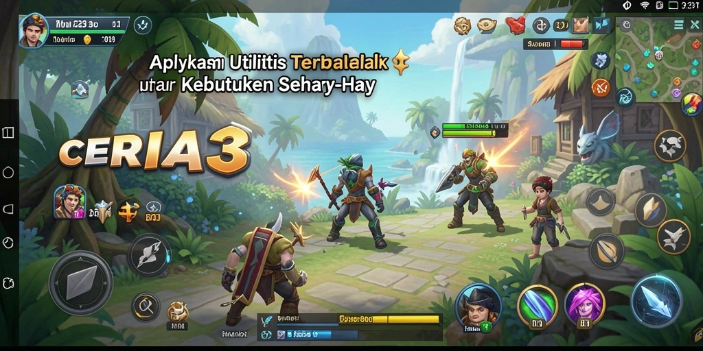 Tampilan antarmuka CERIA33 yang intuitif dan menarik.
