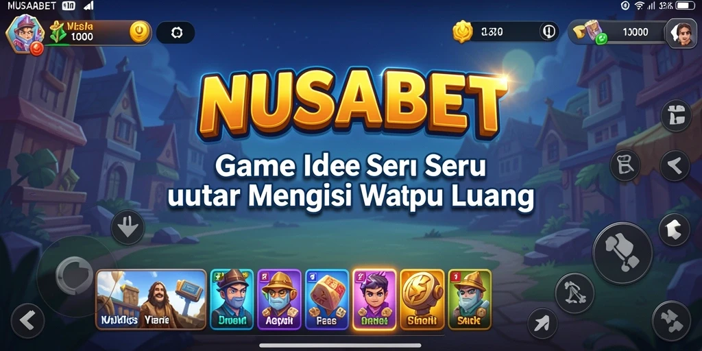 Tampilan gameplay NUSABET yang menarik dan interaktif.