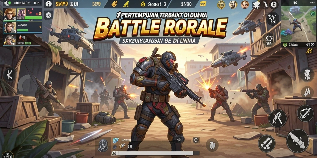 Gameplay seru di SVIP9, saat pemain bertempur untuk bertahan hidup.